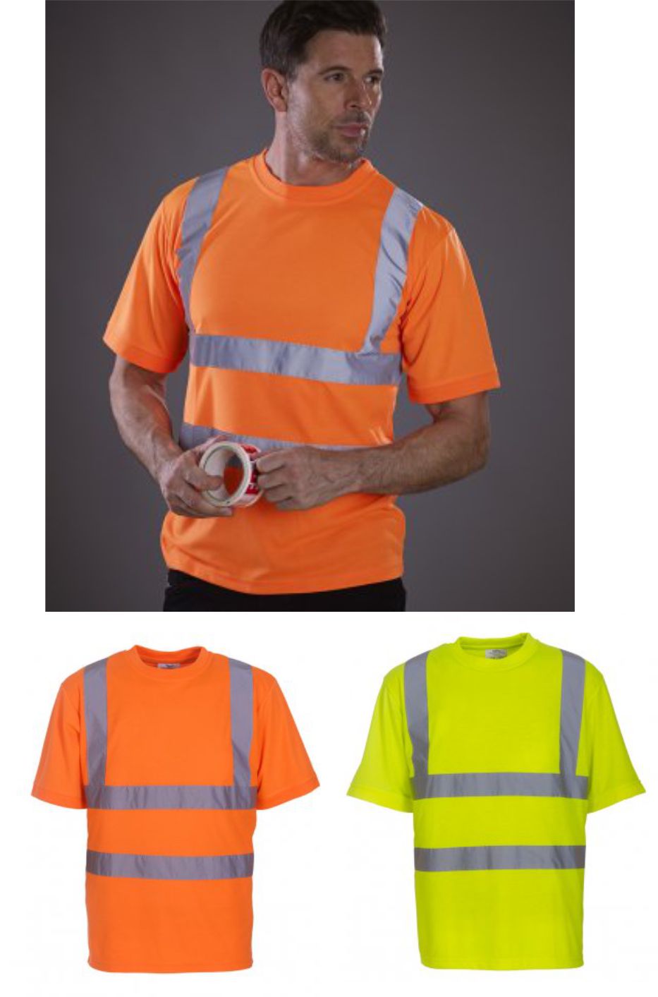 Yoko YK010 Hi Vis Short Sleeve Tee Shirt  Yoko YK010 Hi Vis Short Sleeve Tee Shirt